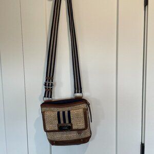 Chaps Woven Crossbody Bag